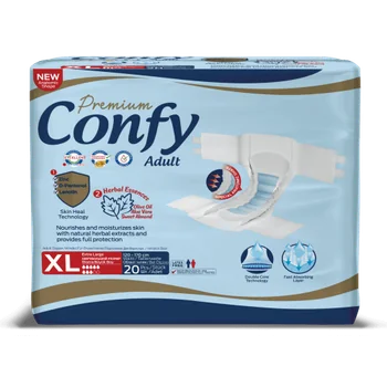 Scutece pentru adulti Premium Marime L, 20 bucati, Confy