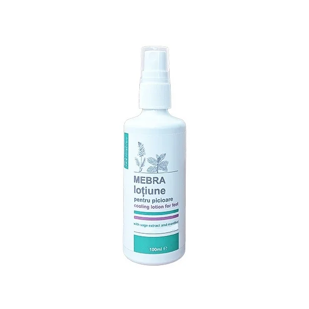 Lotiune contra transpiratiei picioarelor, 100ml, Mebra