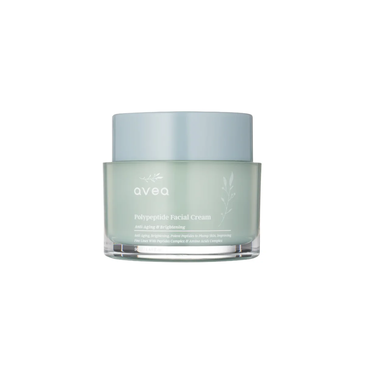 Crema pentru fata cu polipeptide cu efect anti-aging si iluminare, 50ml, Avea