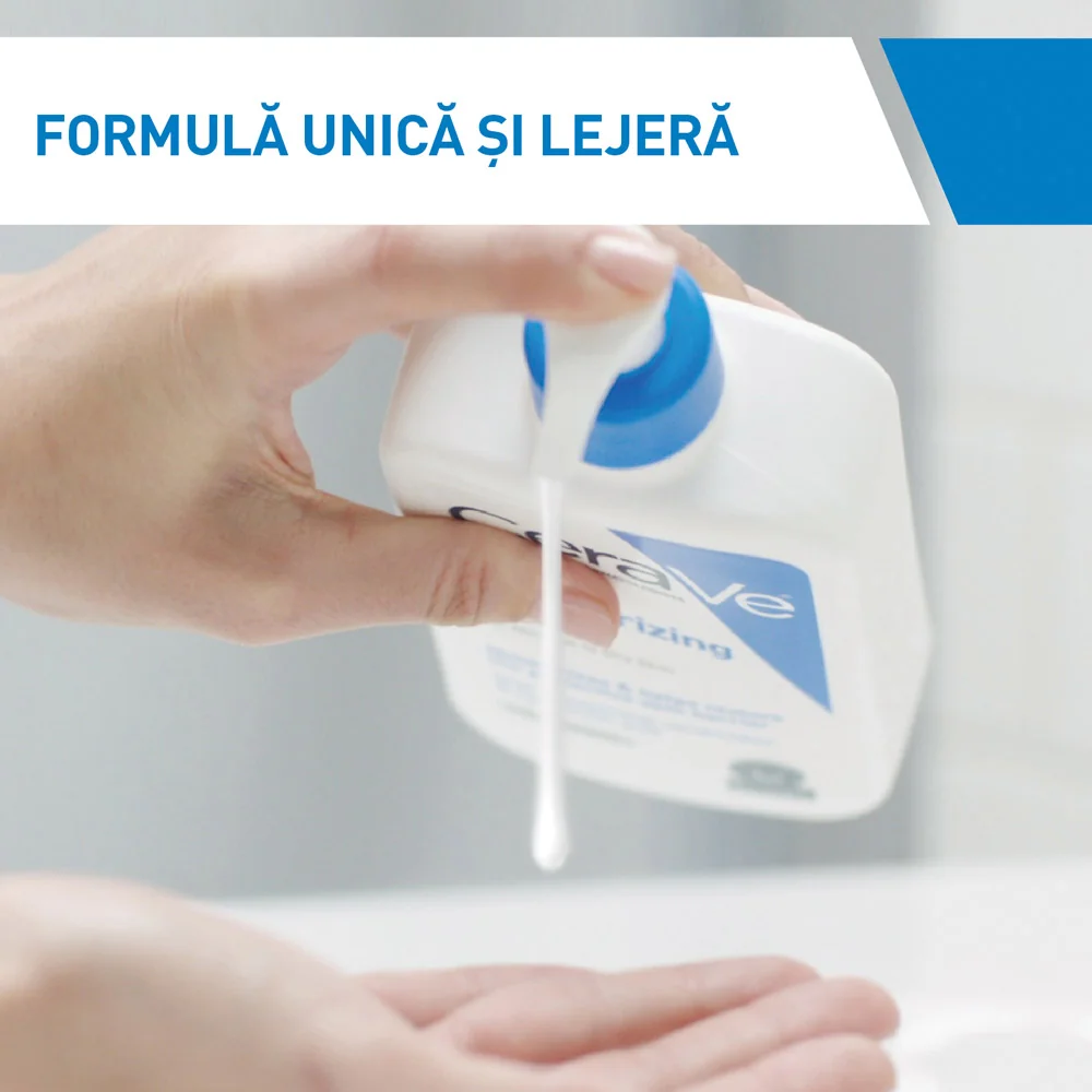 Lotiune hidratanta pentru fata si corp piele uscata si foarte uscata, 473ml, CeraVe