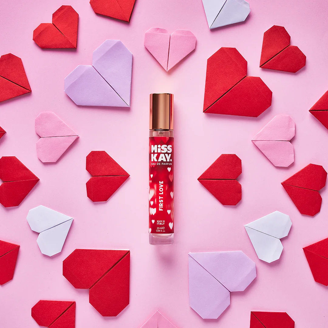 Apa de parfum pentru femei First Love, 25ml, Miss Kay