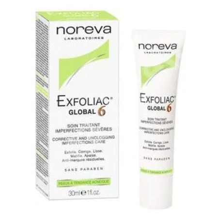 Crema corectoare anti imperfectiuni severe Global 6 Exfoliac, 30ml, Noreva