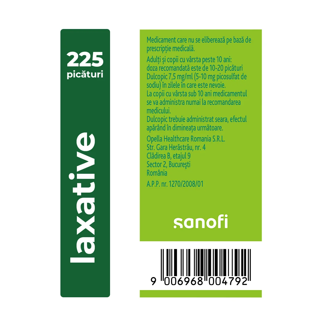 Dulcopic 7.5mg, 15ml, Sanofi