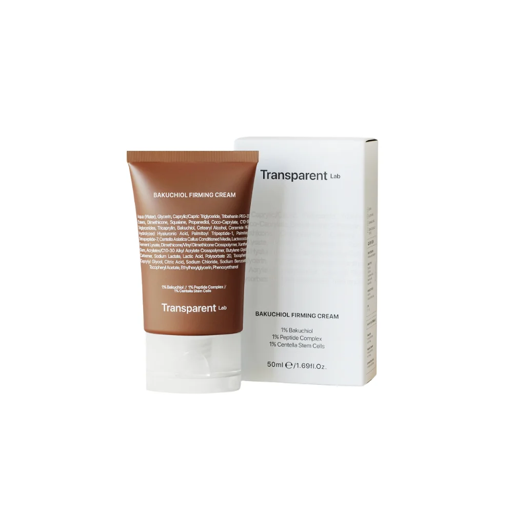 Crema pentru fermitate Bakuchiol Firming, 50ml, Transparent Lab