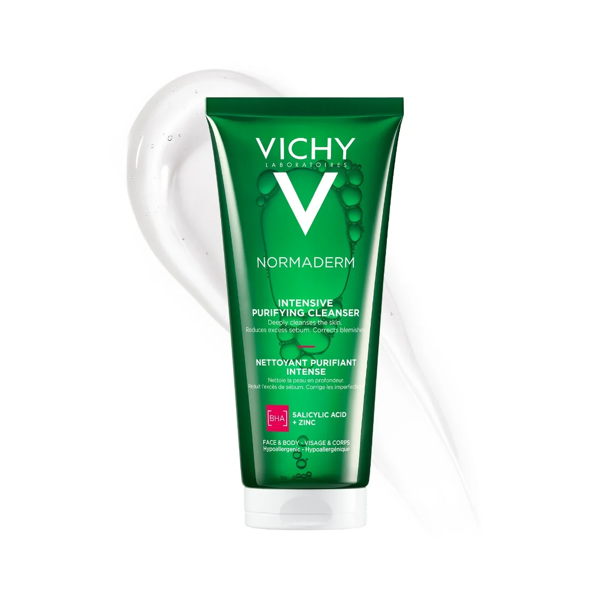 Gel de curatare purifiant pentru ten gras cu tendinta acneica Normaderm, 200ml, Vichy