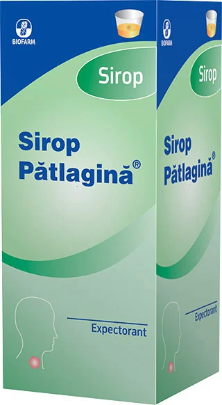 Sirop de patlagina, 100 ml, Biofarm