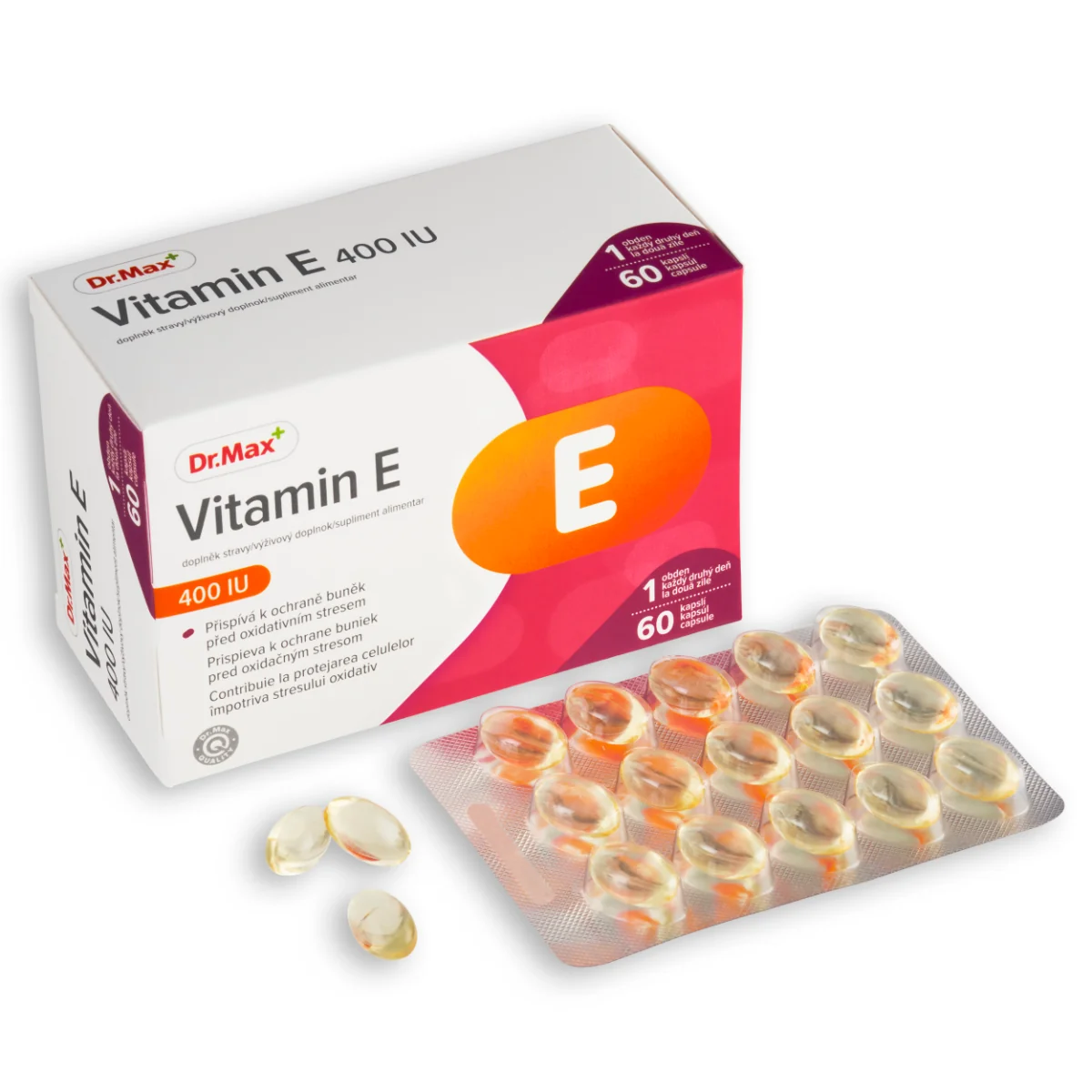 Dr. Max Vitamina E 400 UI, 60 capsule moi