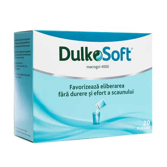 Pulbere pentru solutie orala Dulkosoft, 10g x 20plicuri, Sanofi 