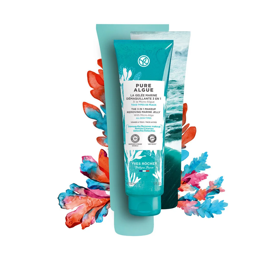 Gel marin demachiant 3 in 1, 150ml, Yves Rocher