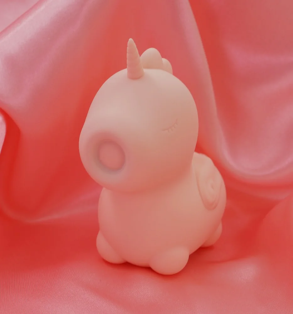 Vibrator clitoridian in forma de unicorn roz, 1 bucata, Unihorn