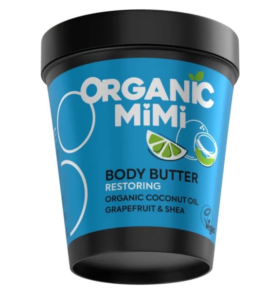 Unt de corp reparator cu cocos si grapefruit, 200ml, Organic Mimi
