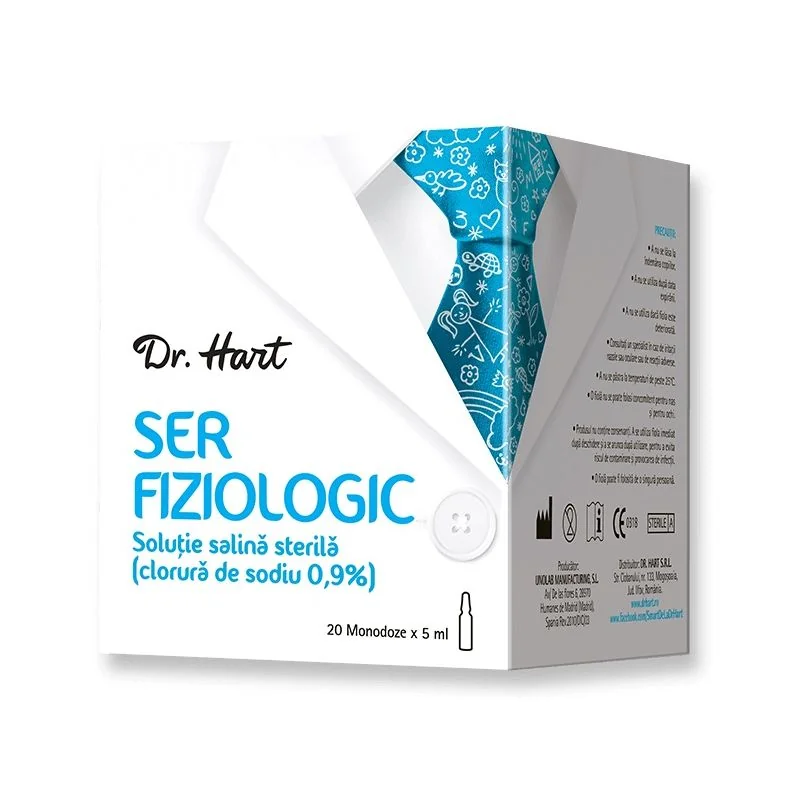 Dr.Hart Ser fiziologic, 5ml, 20 monodoze