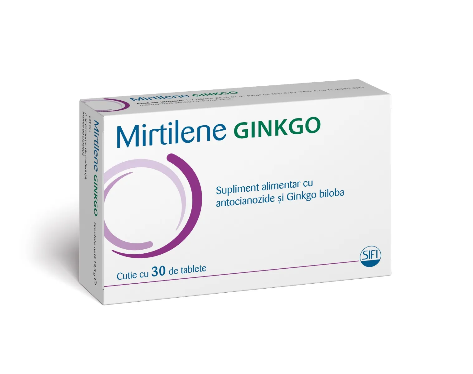 Mirtilene Ginkgo, 30 tablete, SIFI 
