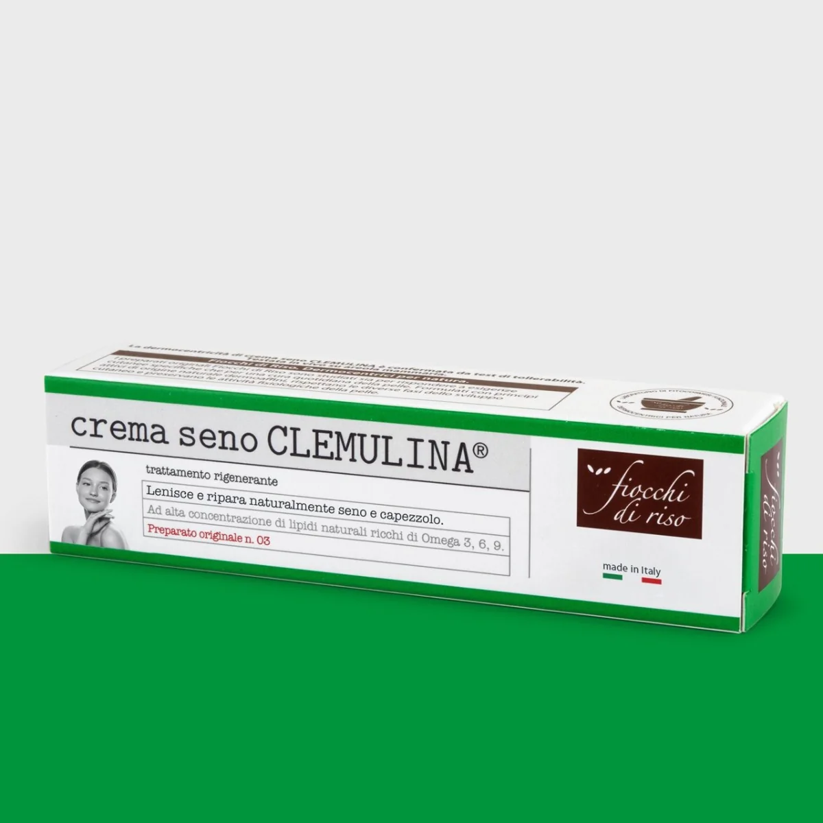 Crema tratament regenerant pentru sani Clemulin, 15ml, Fiocchi di Riso