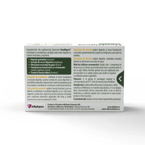 NeoDigest, 30 comprimate filmate, Aflofarm 