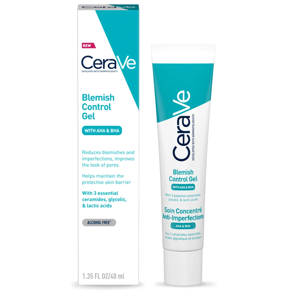 Gel anti-imperfectiuni ten cu tendinta acneica cu AHA si BHA, 40ml, CeraVe