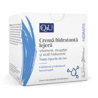 Crema hidratanta cu vitamine musetel si acid hialuronic Hidratis Q4U, 50ml, Tis Farmaceutic