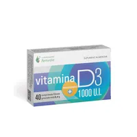 Vitamina D3 1000 UI, 40 comprimate, Laboratoarele Remedia