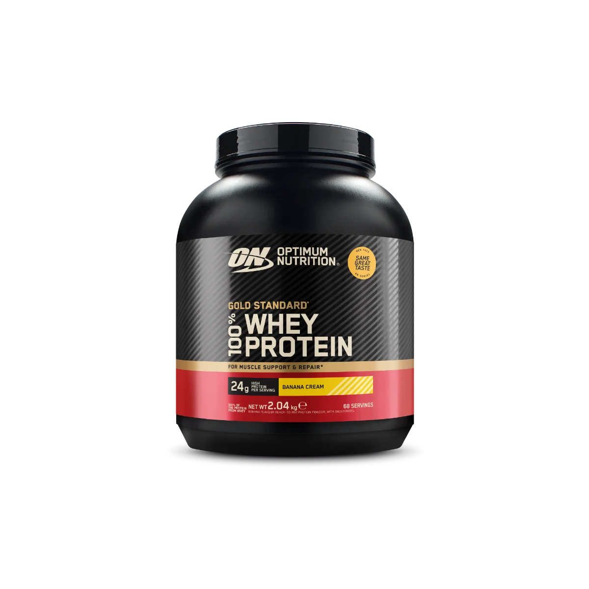 Pudra proteica proteine din zer 100% whey gold standard Banane, 2.04kg, Optimum Nutrition