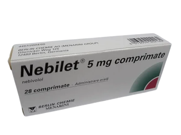 Nebilet 5mg, 28 comprimate, Berlin-Chemie