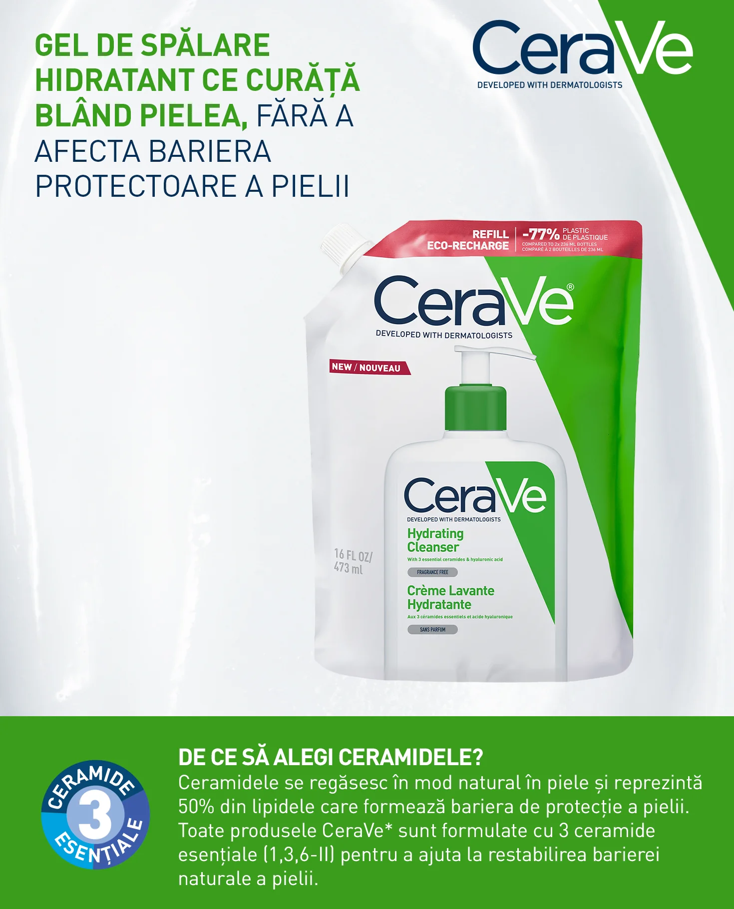 Gel de spalare hidratant si bland cu pielea Gel de spalare hidratant si bland cu pielea
