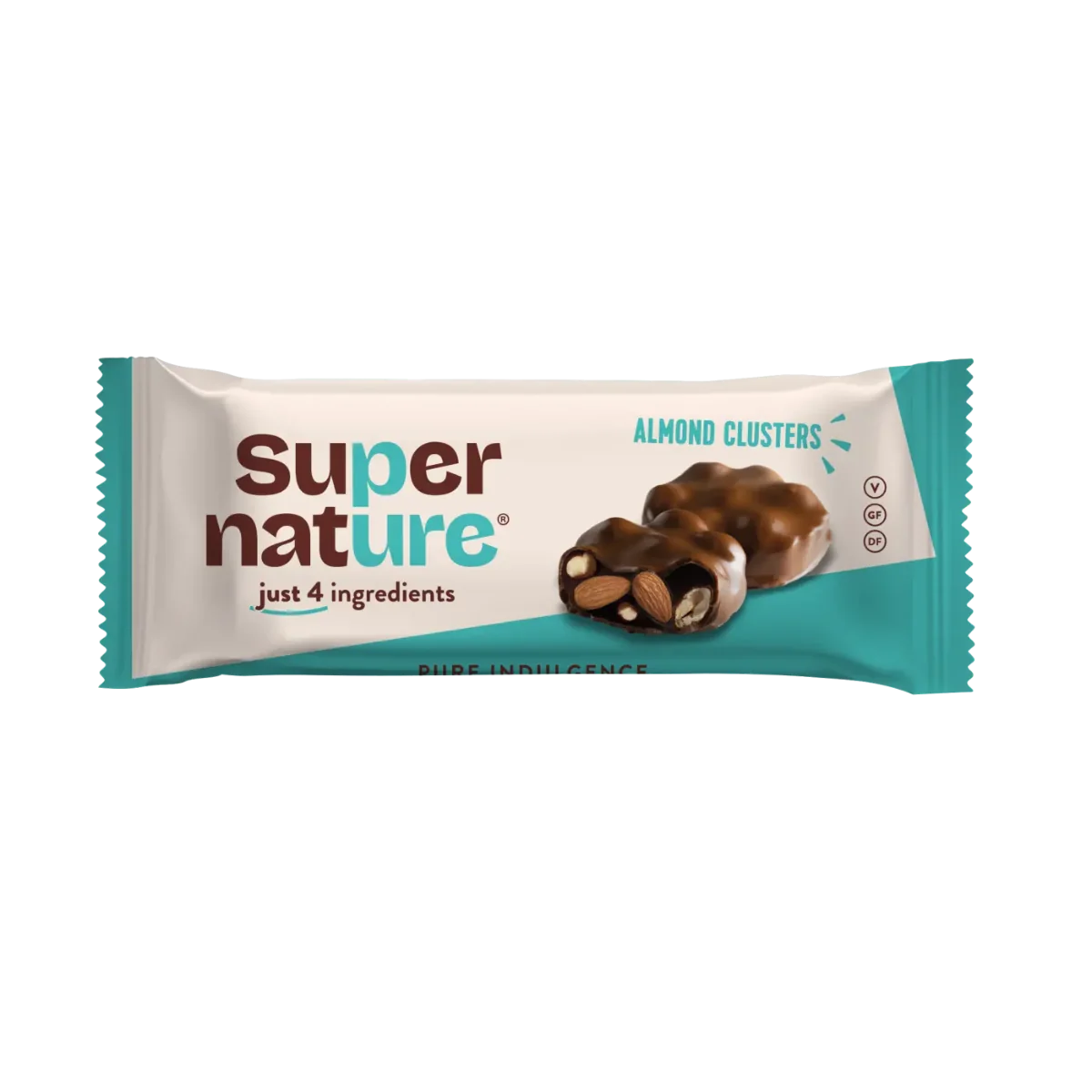Migdale invelite in ciocolata bio, 34g, Super Nature