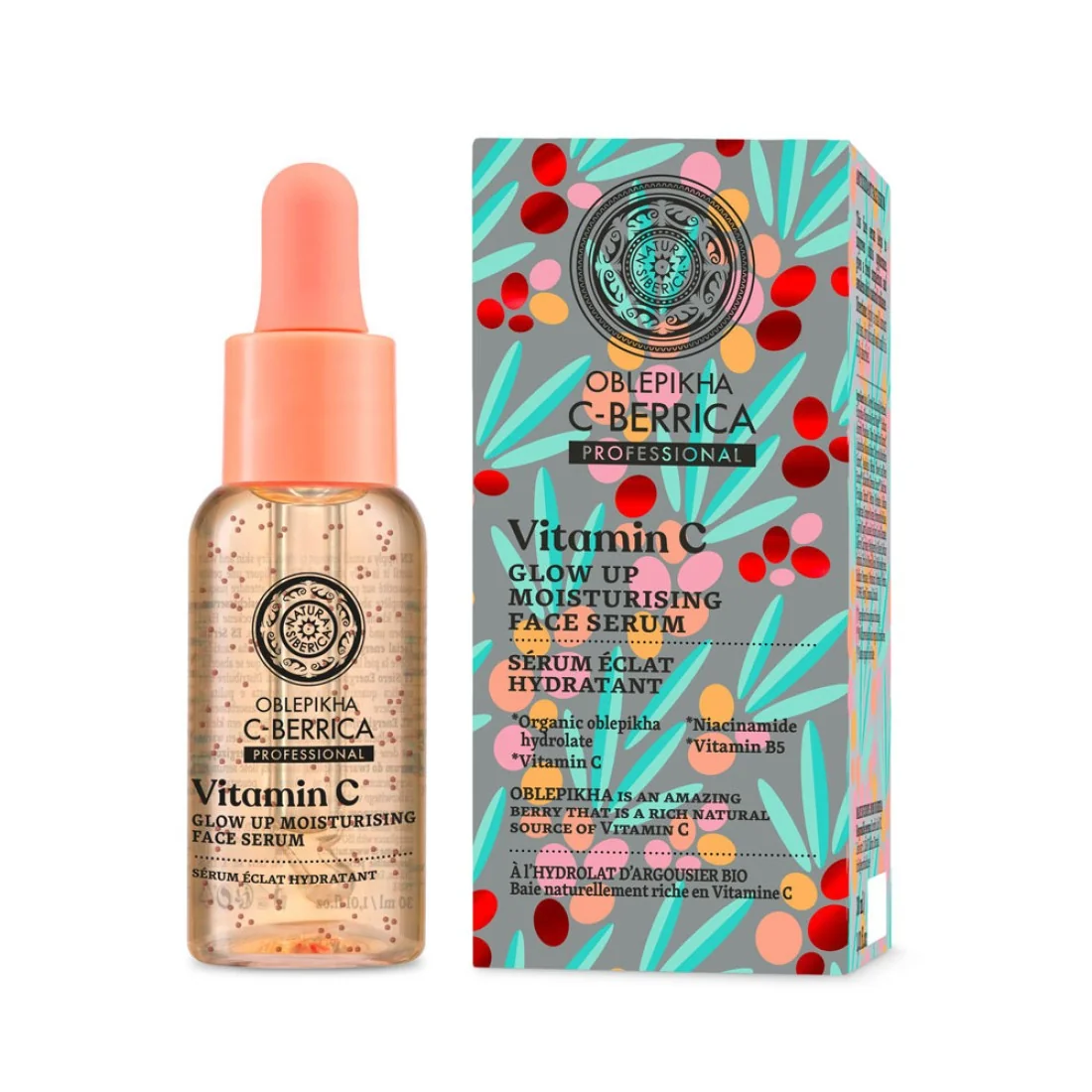 Ser pentru fata hidratant Oblepikha C-Berrica, 30ml, Natura Siberica