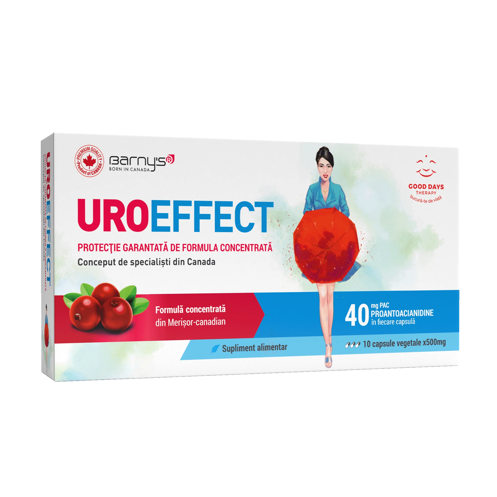 Uroeffect, 10 capsule vegetale, Good Days Therapy