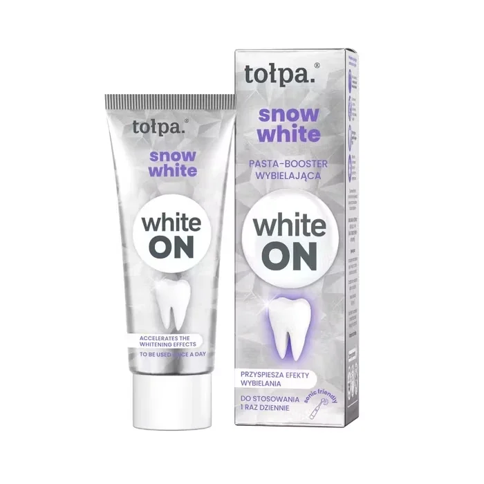 Pasta de dinti pentru albire White ON Snow White, 50ml, Tolpa