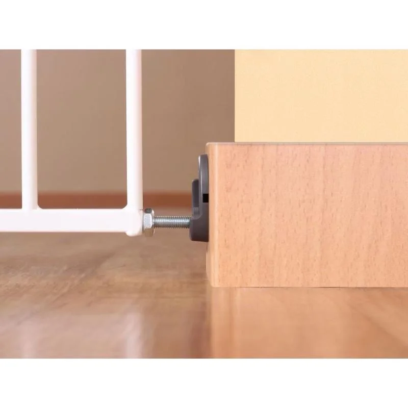 Poarta extensibila montaj pe perete Basic 68-106cm Metal alb Simple-Lock 46101, 1 bucata, Reer