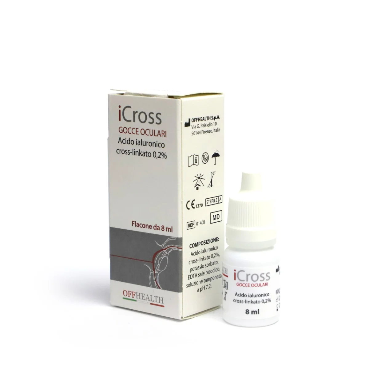 iCrossgel picaturi oftalmice, 8 ml, OFFHEALTH