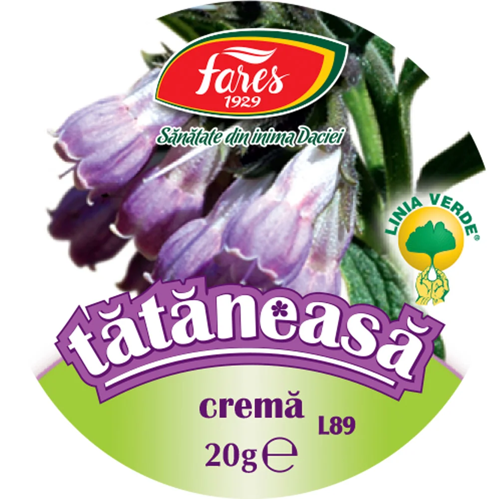 Crema de tataneasa L89, 20g, Fares