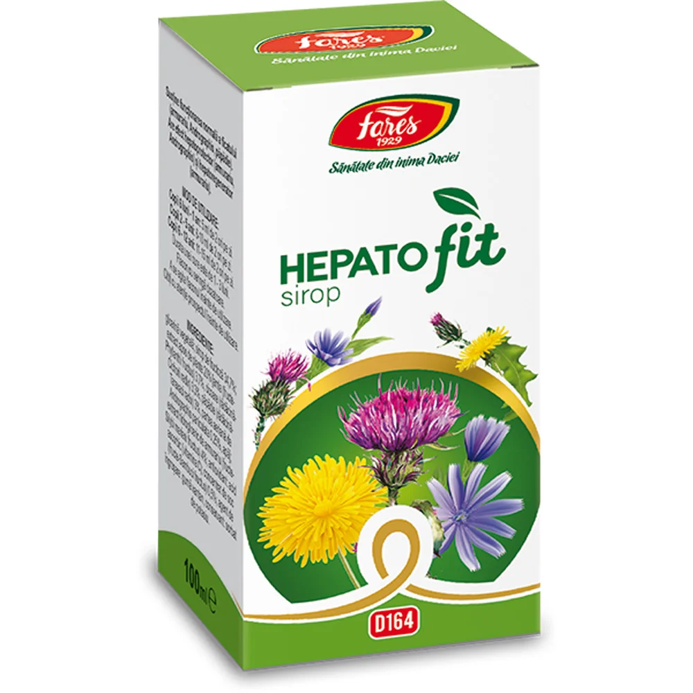 Sirop cu fructoza Hepatofit, 100ml, Fares