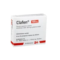 Clafen 100mg, 6 supozitoare, Antibiotice