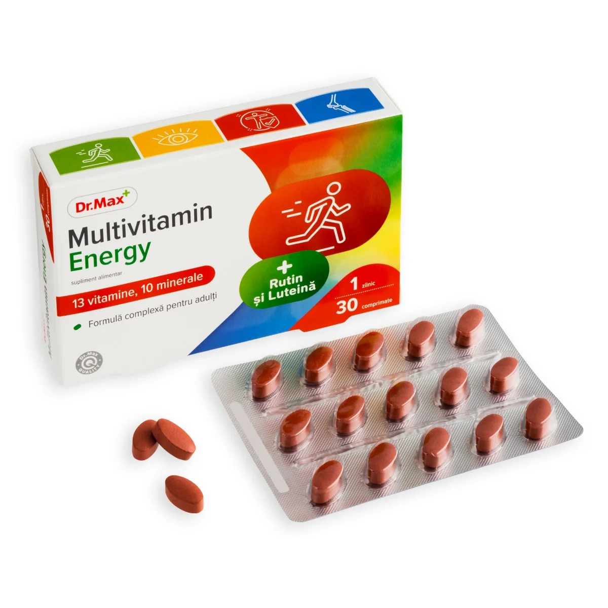 Dr. Max Multivitamin Energy, 30 comprimate