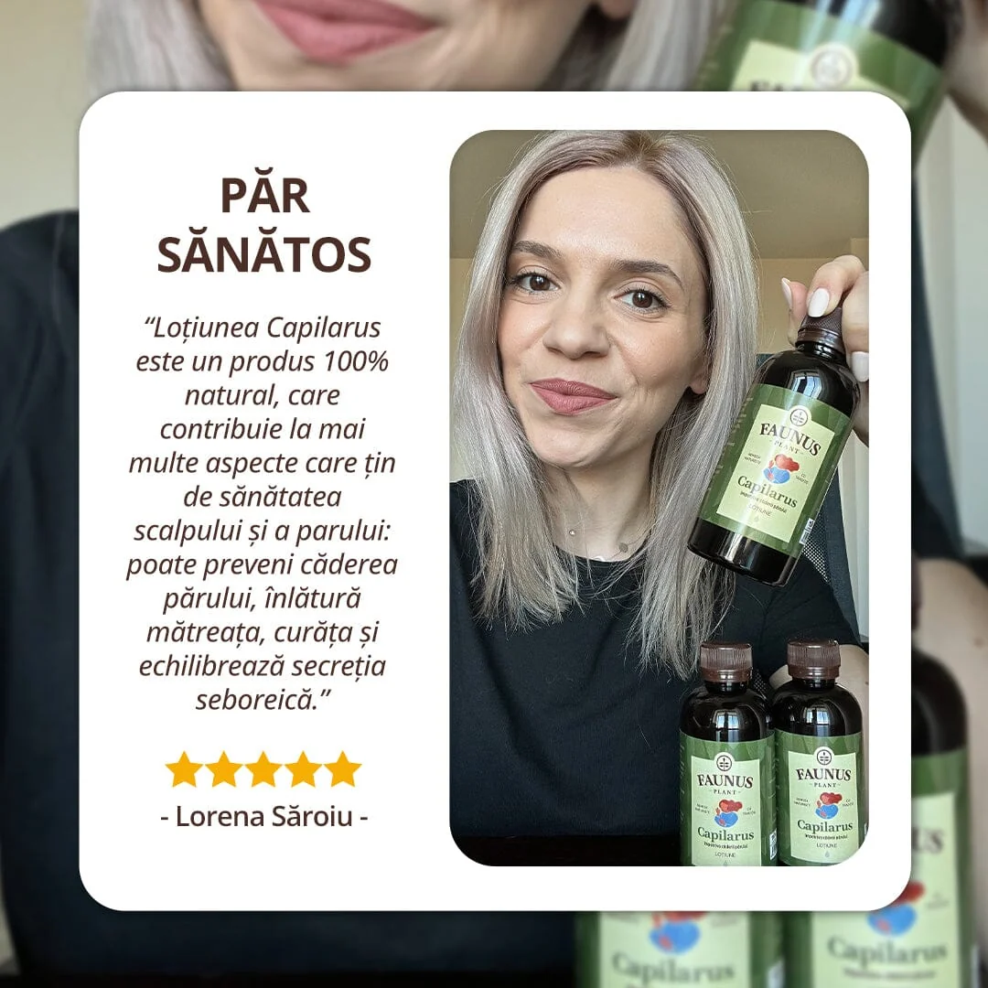 Lotiune pentru caderea parului Capilarus, 200ml, Faunus Plant
