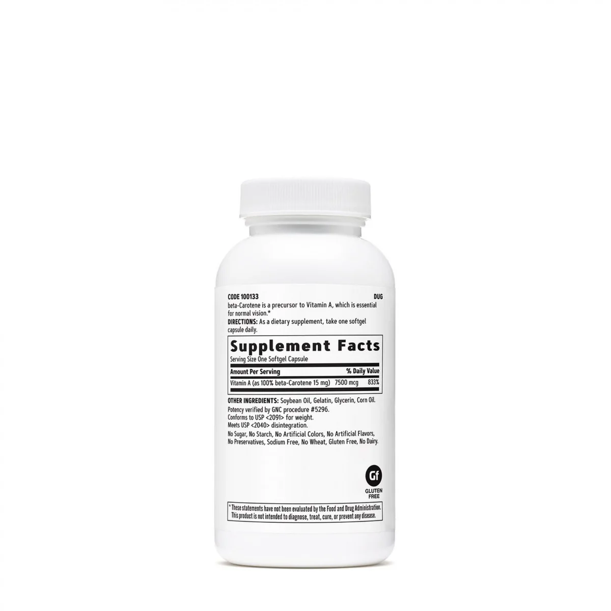 Beta-Caroten 15mg, 360 capsule, GNC