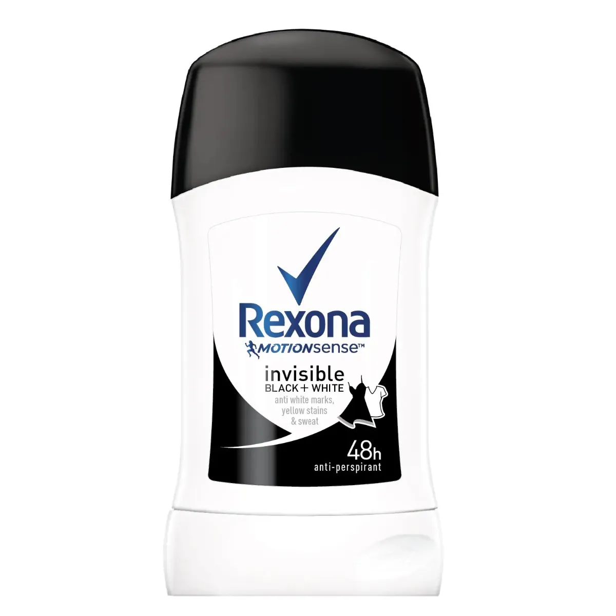 Deodorant stick Invisible on Black&White, 40ml, Rexona