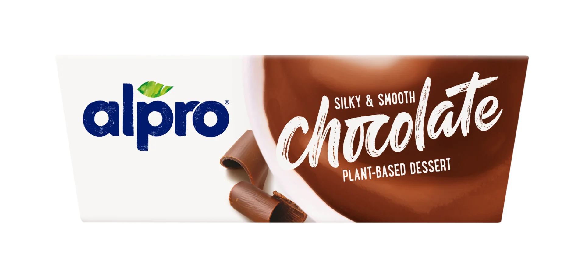 Desert din soia cu ciocolata neagra, 4 x 125g, Alpro