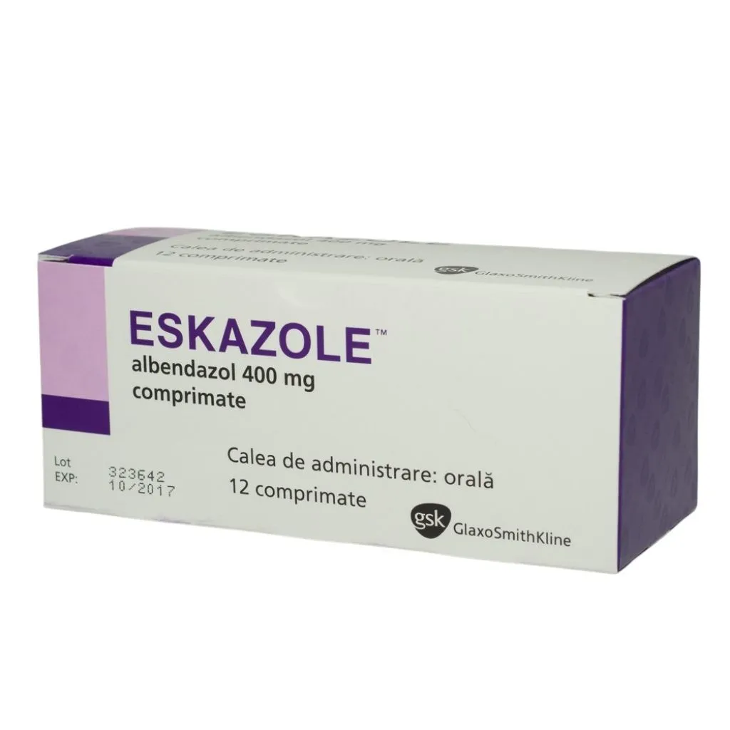 Eskazole 400 mg, 12 comprimate, Gsk