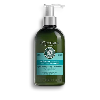 Balsam pentru par cu efect revitalizant Purifying - format mare, 500ml, L'Occitane
