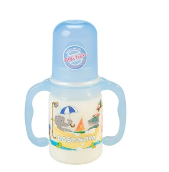 Biberon PP Sa Invatam Sa Bem, 125ml, Baby Nova