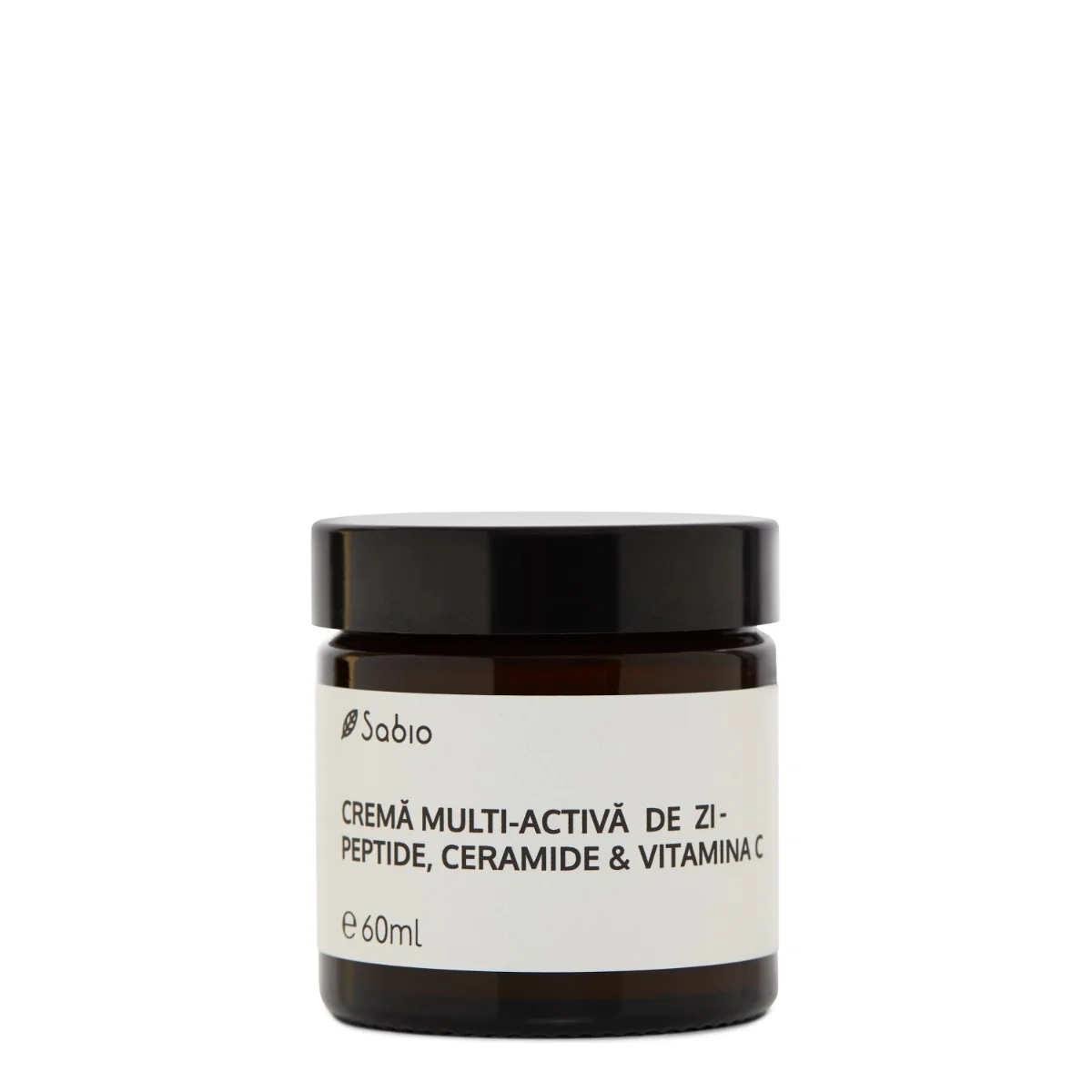 Crema multi-activa de zi pentru ten matur cu peptide + ceramide si vitamina C, 60ml, Sabio