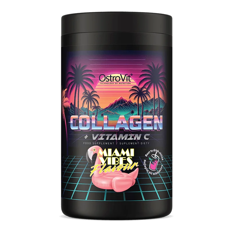 Colagen + Vitamina C aroma Miami Vibes, 400g, OstroVit