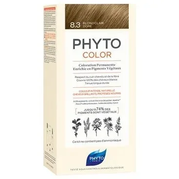 Vopsea par 8.3 Light Golden Blond Phytocolor, 50ml, Phyto