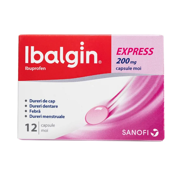 Ibalgin Express 200mg, 12 capsule, Sanofi 