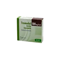 Tramadol solutie injectabila 100mg/2ml, 5 fiole, Krka