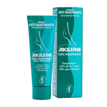 Crema antiperspiranta pentru picioare Akileine, 50ml, Asepta