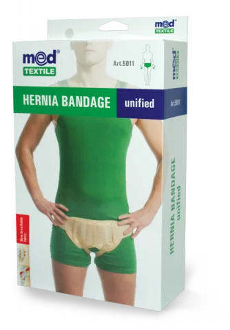 Centura hernie inghinala bilaterala 5011, 98-115cm, M/L, Bej, Medtextile 