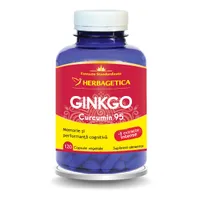 Ginkgo + Curcumin95, 120 capsule, Herbagetica